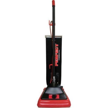 NATIONWIDE SALES Perfect Products Upright Vacuum w/Shake Out Bag, 12" Cleaning Width P100m